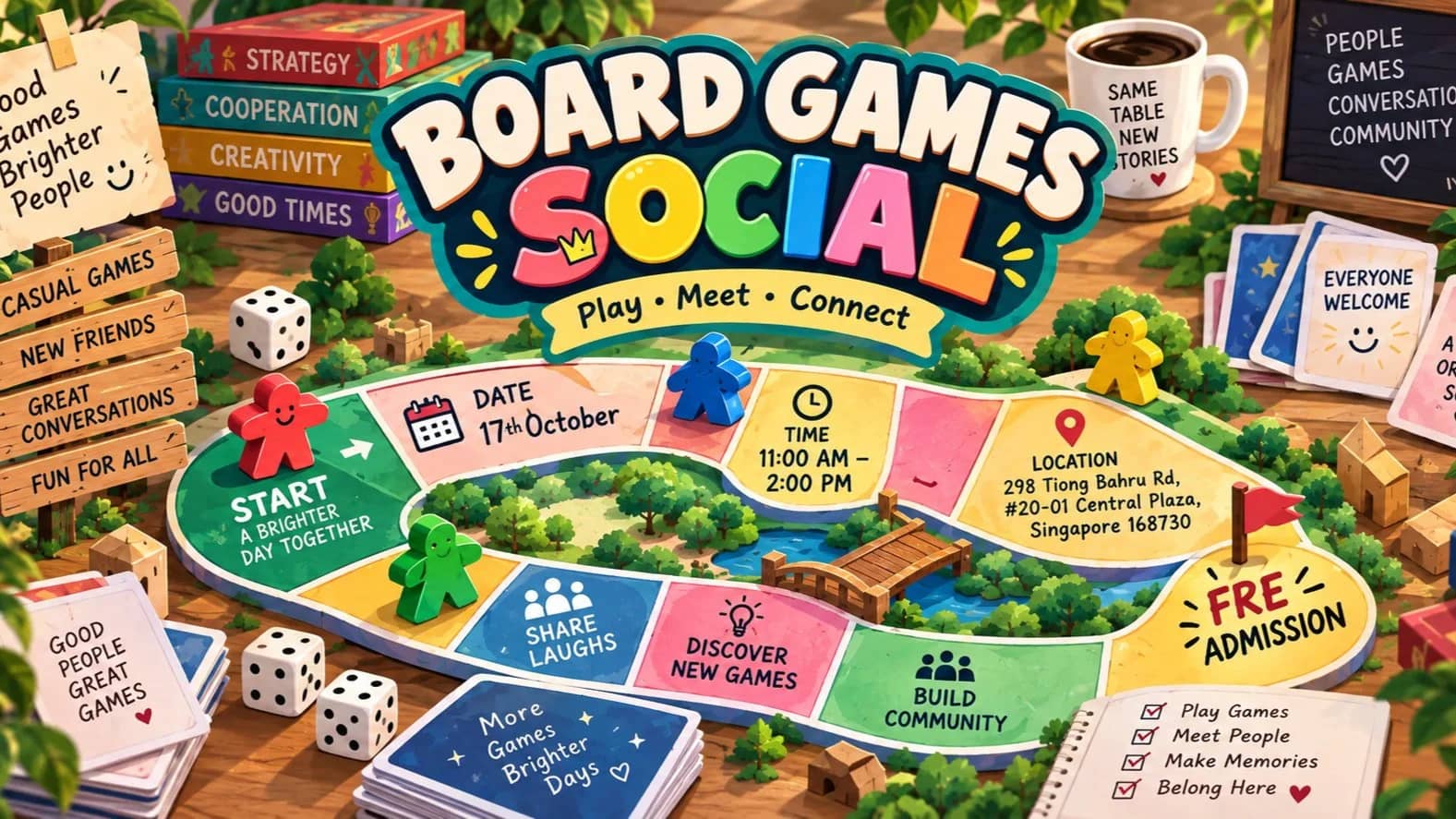 Board Games Social: Play, Meet & Connect!