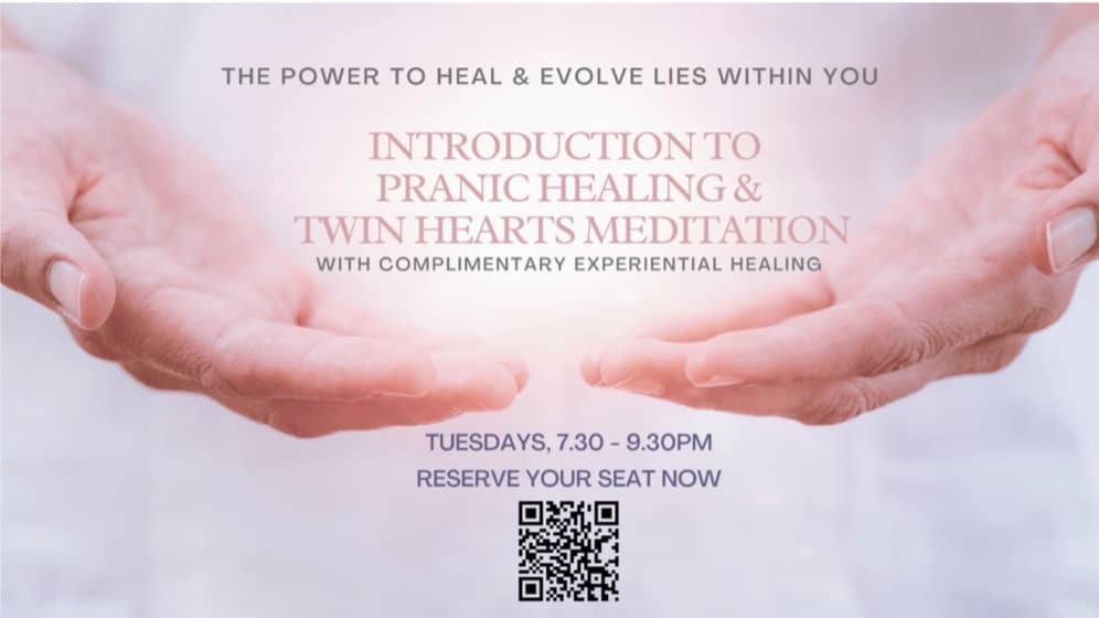 Pranic Healing Intro Talk ~ with Twin Hearts Meditation & Experiential Healing