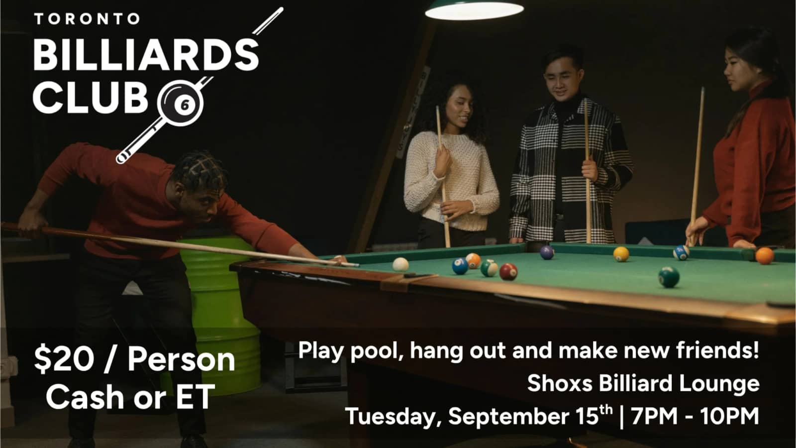 š± Learn to Play Pool and Make New Friends in Toronto (Junction) š±