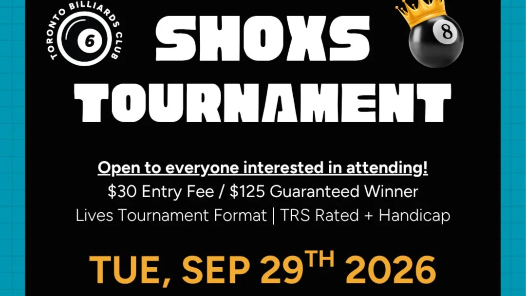 π± Toronto 8-Ball Pool Tournament - ALL Players Welcome! π±