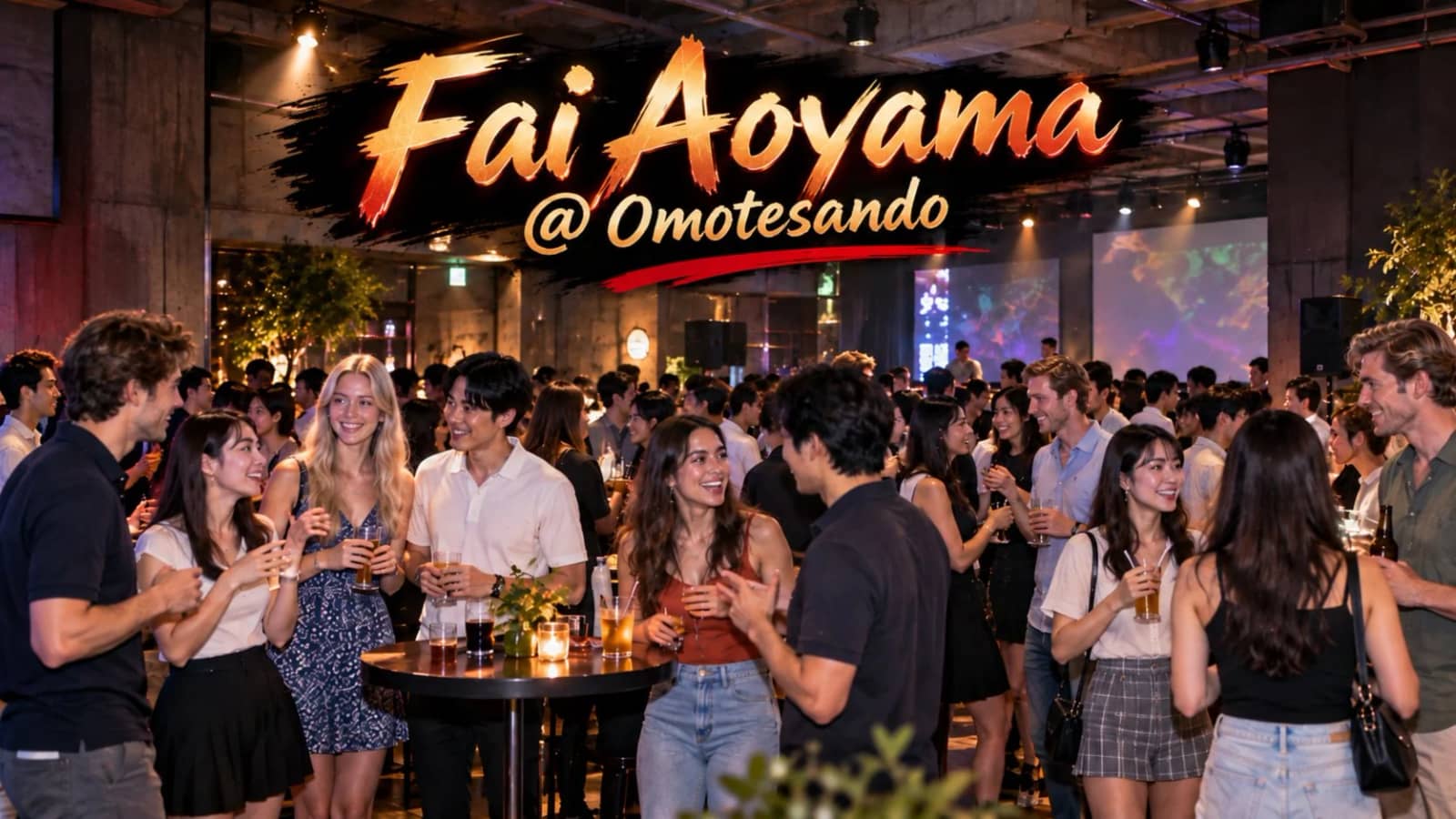 🥂 Ladies FREE Entry 🥂 : 🍻 Cozy Fai Aoyama Event Space @ Omotesando 🥂