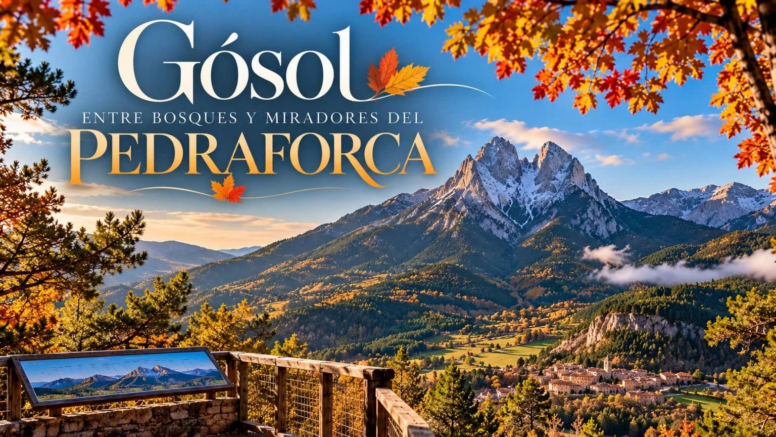 🍂⛰️ GÓSOL OTOÑO Y MIRADORES DEL PEDRAFORCA