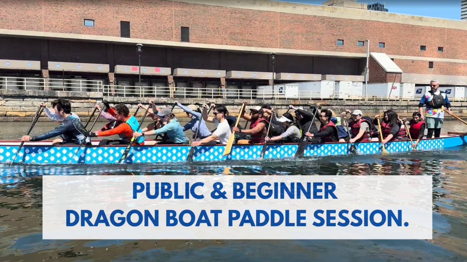 Boston 1 Dragon Boat BEGINNER Paddle Session (SUN)
