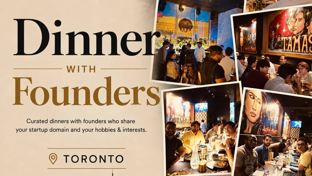 Dinner with Founders (Toronto)