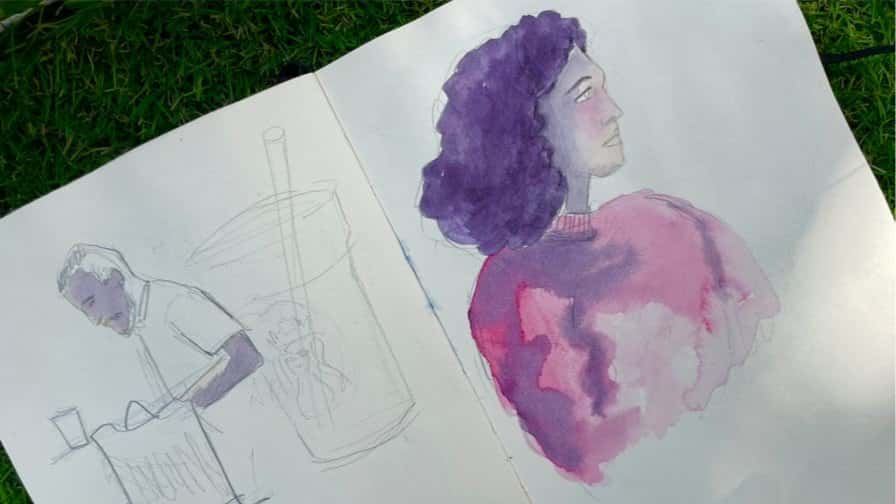 Sketching / Painting 🎨🖌️☕ After Work session