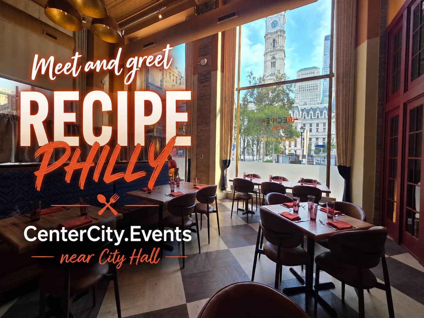 ๐ฅ๐ท๐ฅ Meet & Greet: Happy Hour at Recipe Philly Restaurant
