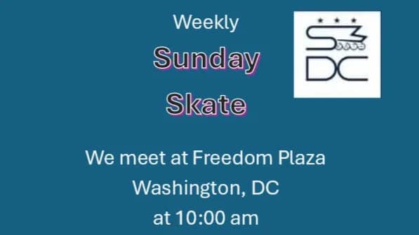 Sunday Skate with The Washington Area Roadskaters!