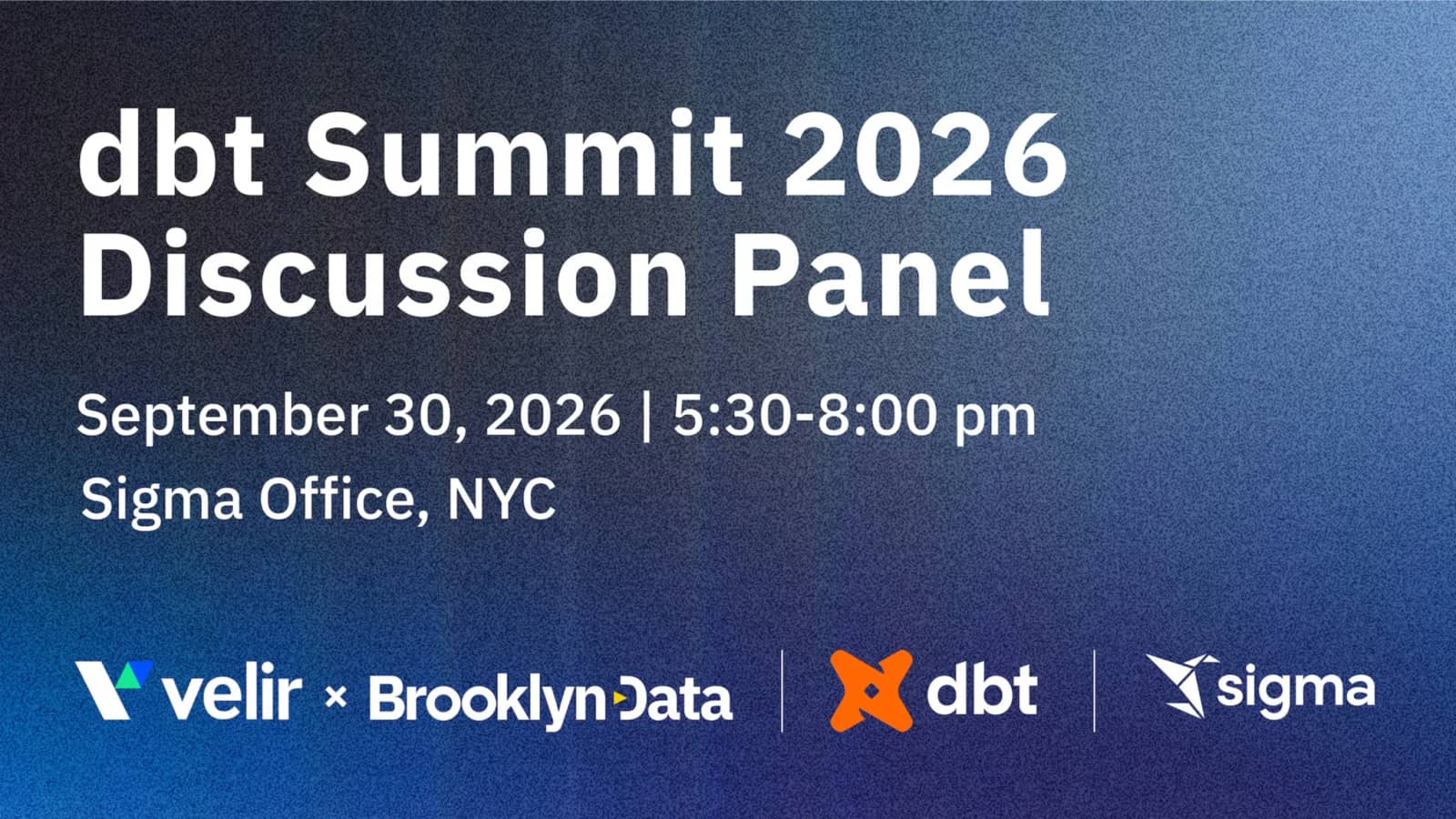 New York dbt Meetup | dbt Summit 2026 Panel Discussion