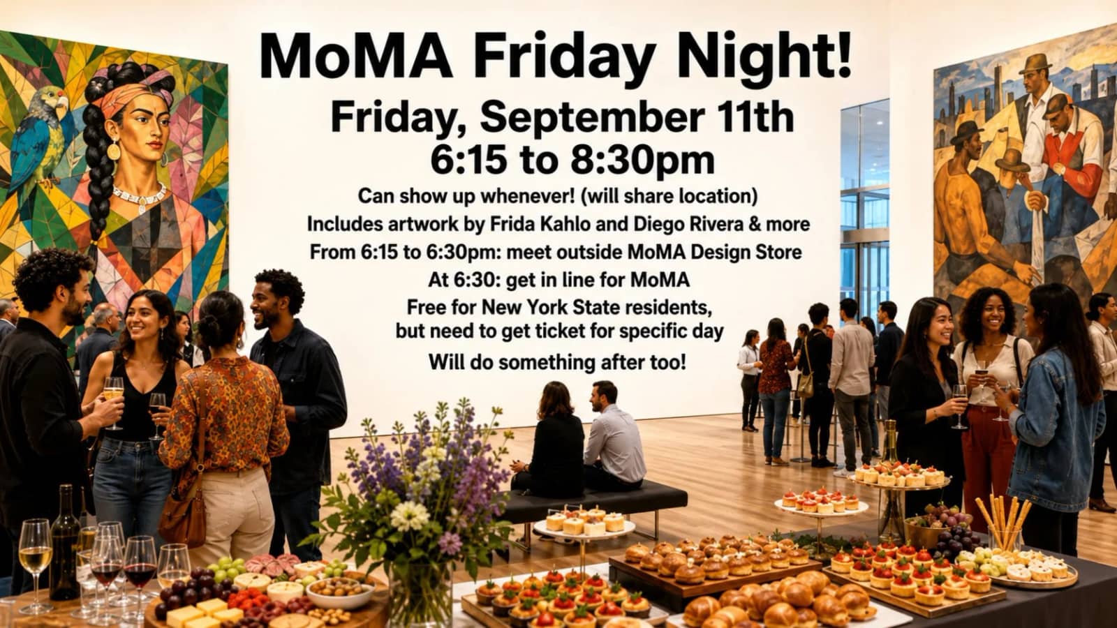 MoMA Friday Night! 🖼️