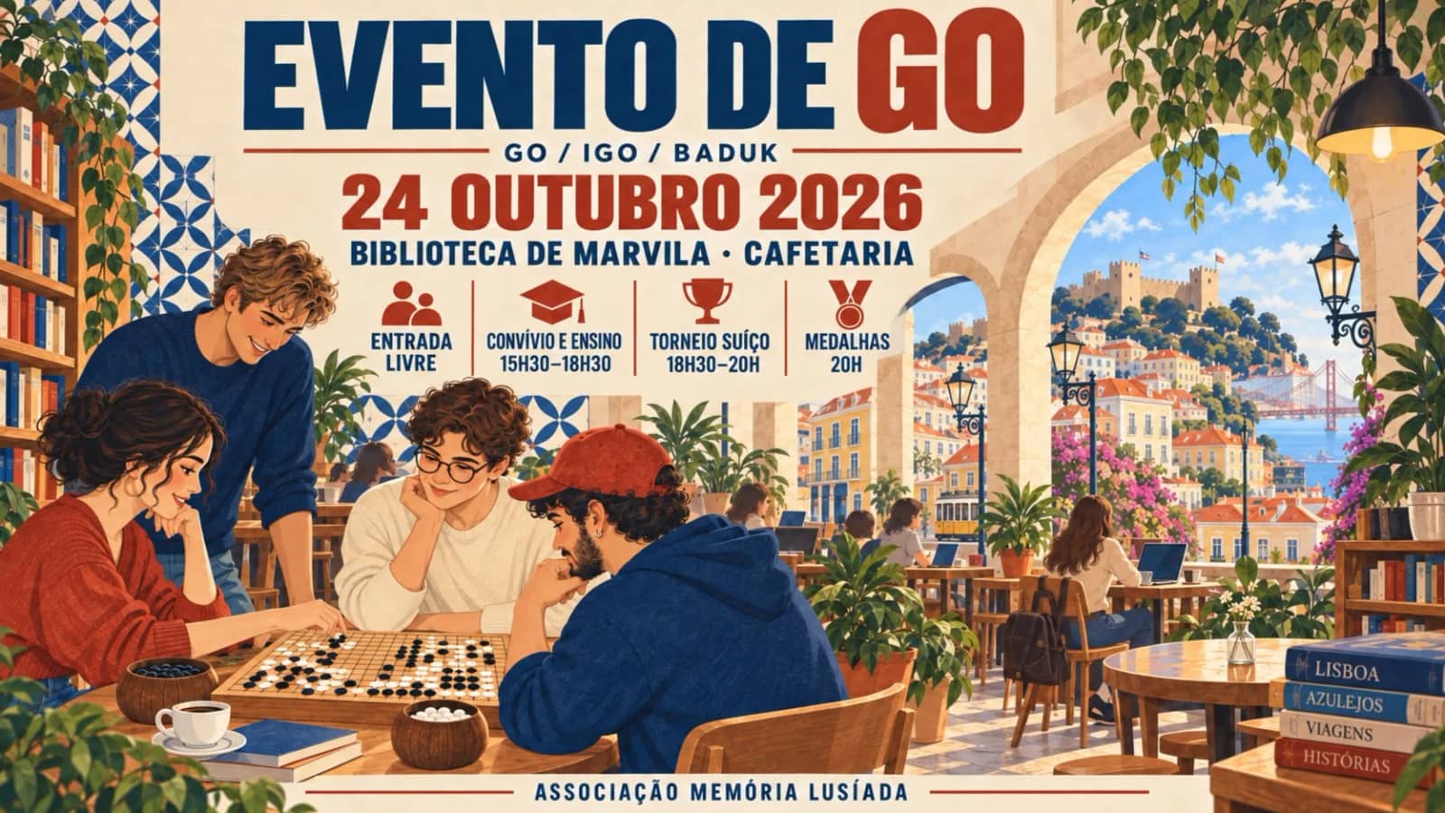 Go (Igo, Baduk) Event in Lisbon