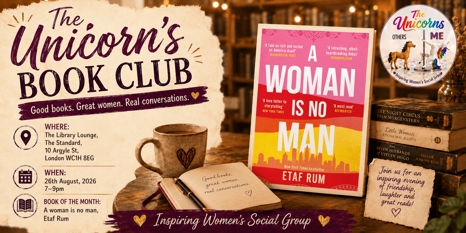 π¦ Inspiring Women's Book Club: August read