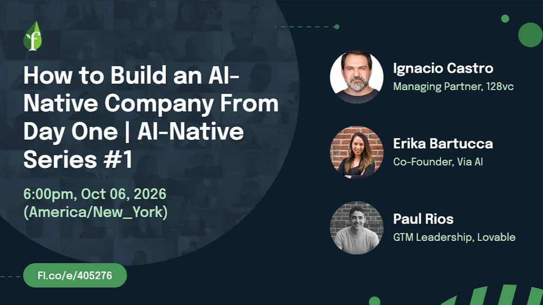 How to Build an AI-Native Company From Day One | AI-Native Series #1