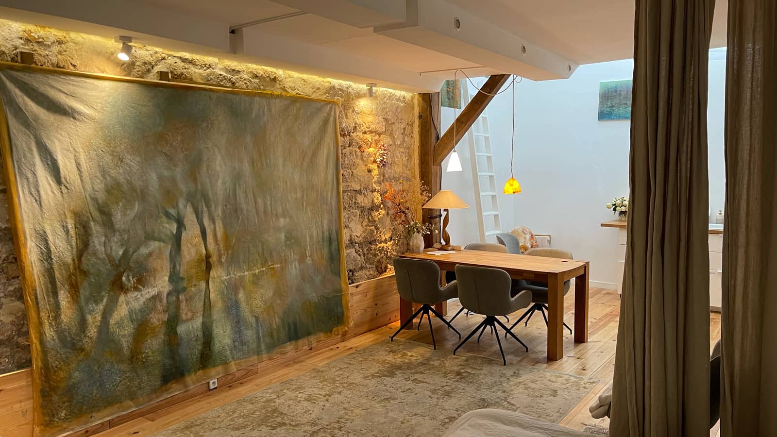 Cours de peinture à l’huile, dessin.