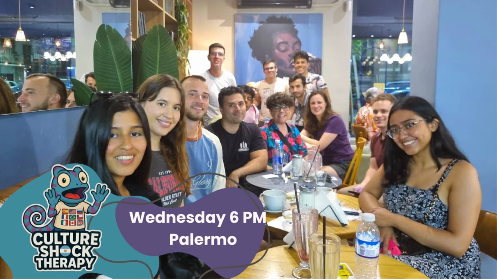 🌍 Language Exchange Café – Español & English | ⚡Culture Shock Therapy