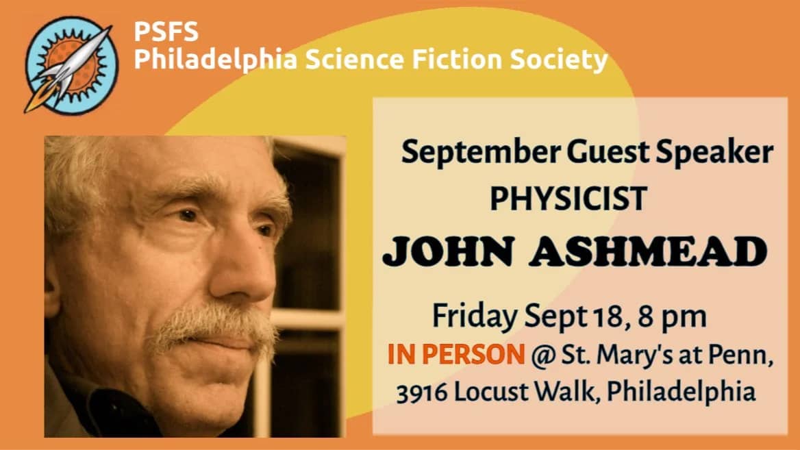 PSFS September 2026 Meeting (in person) - Guest speaker John Ashmead