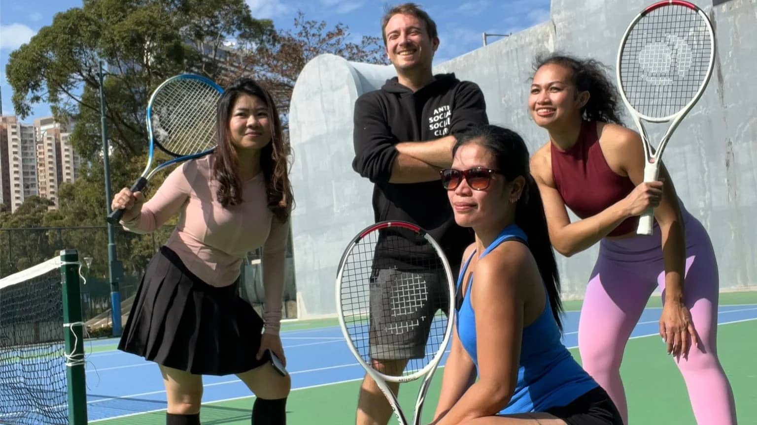 Sunday 1h full class - Tennis Basics for beginners - Quarry Bay