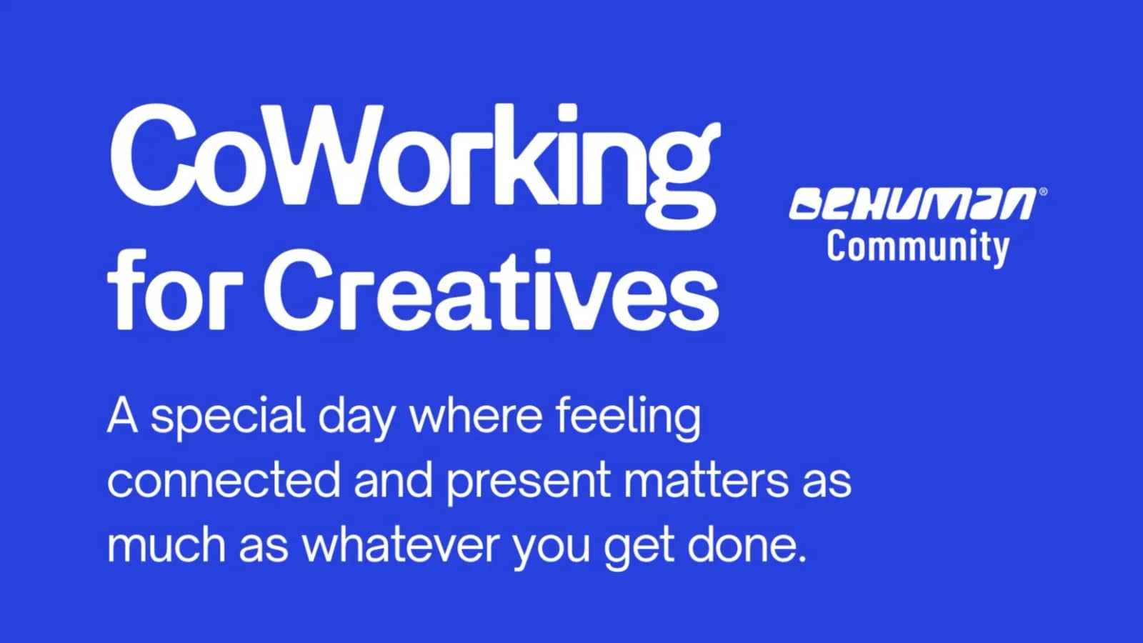 CoWorking for Creatives