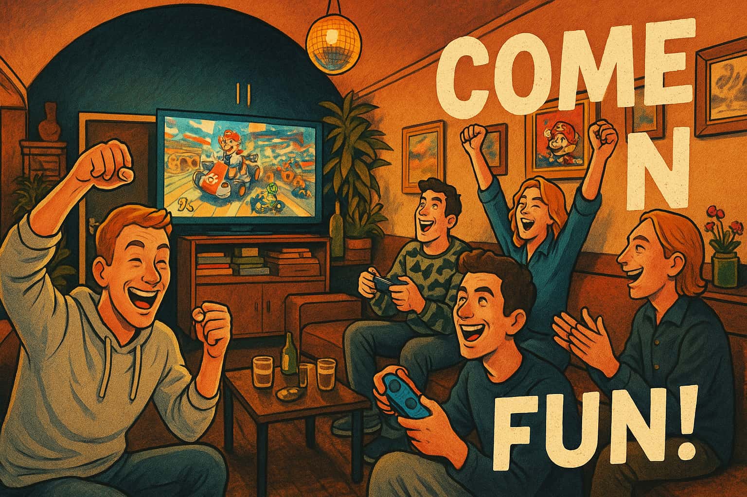 Mario Kart in the bar part 71