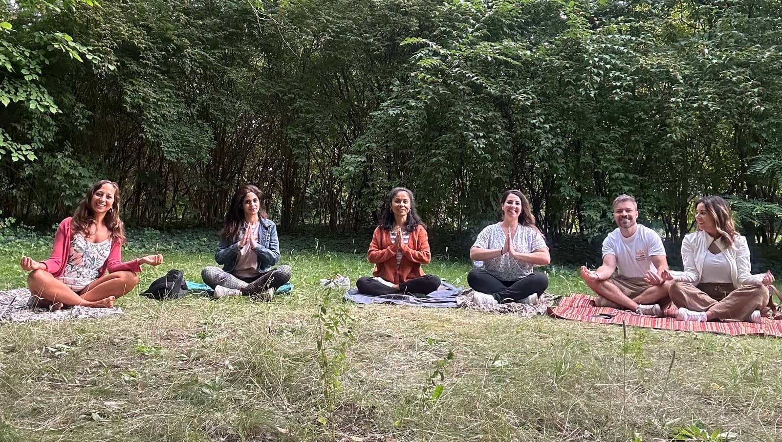 Twin Hearts Meditation at the Park 🧘♀️🪷