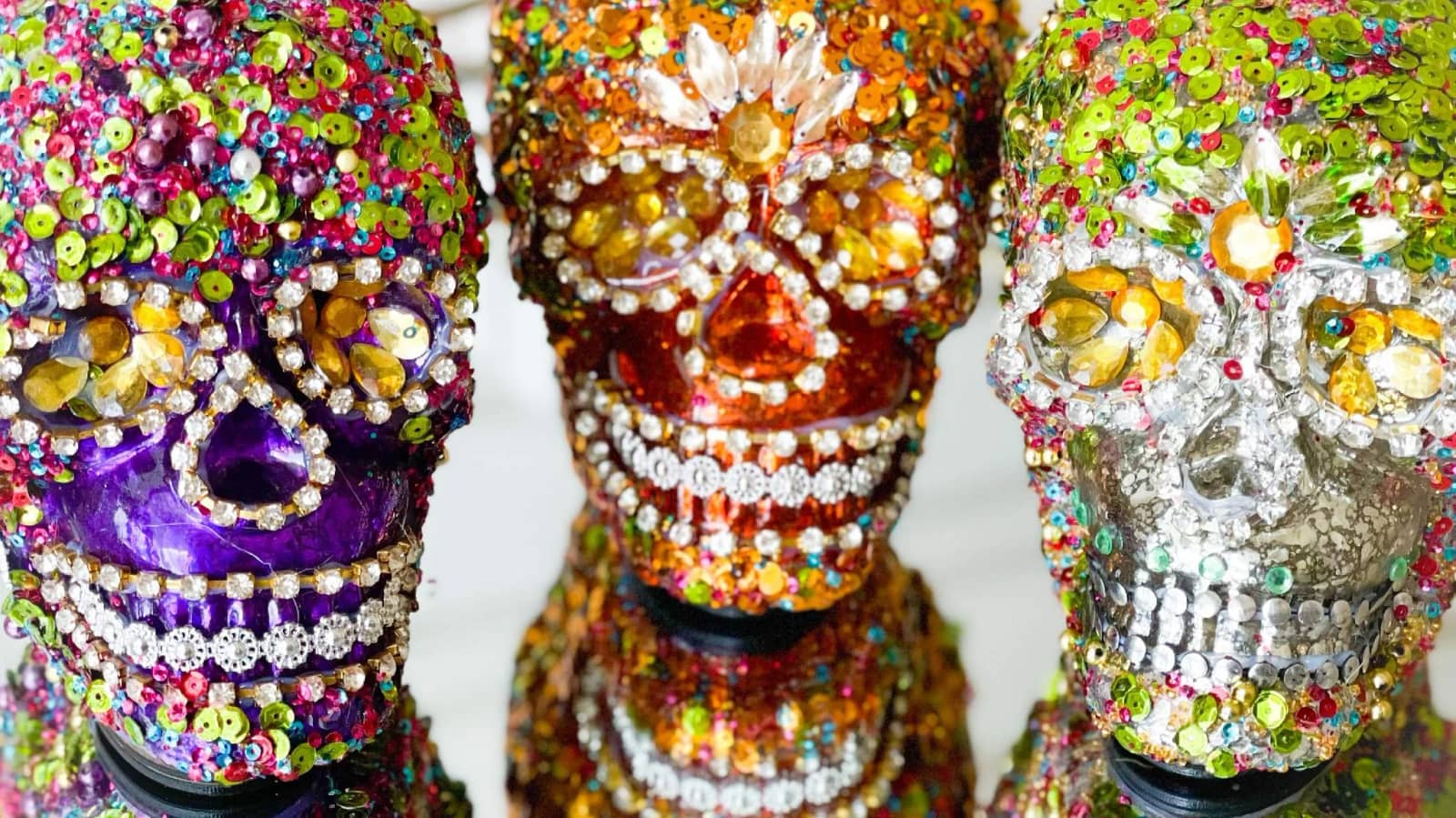 Sequin Sugar Skulls