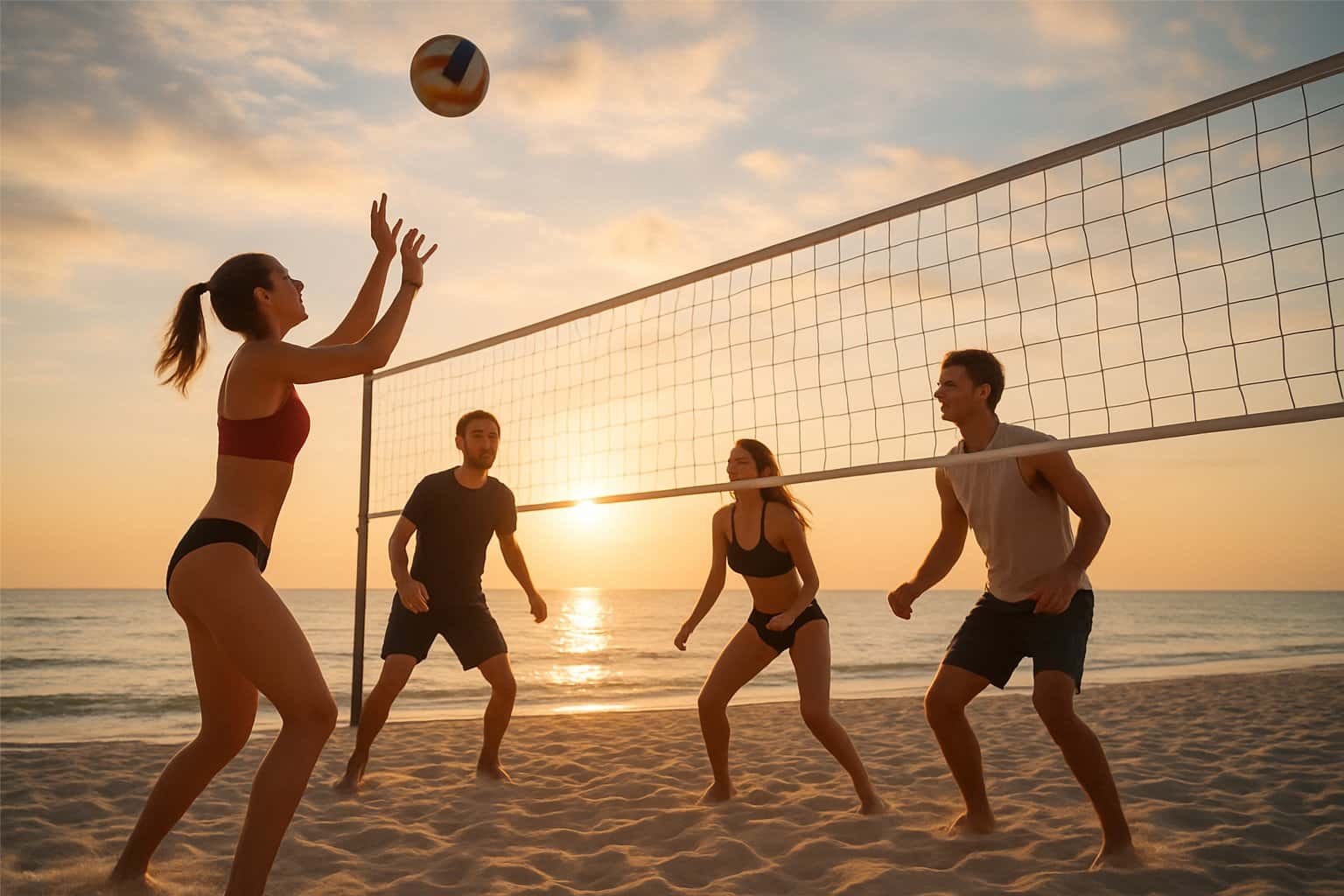 Beach volleyball Friday