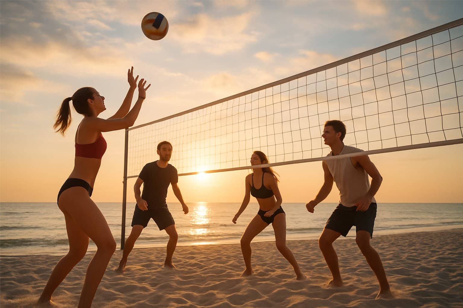 Beach volleyball Friday