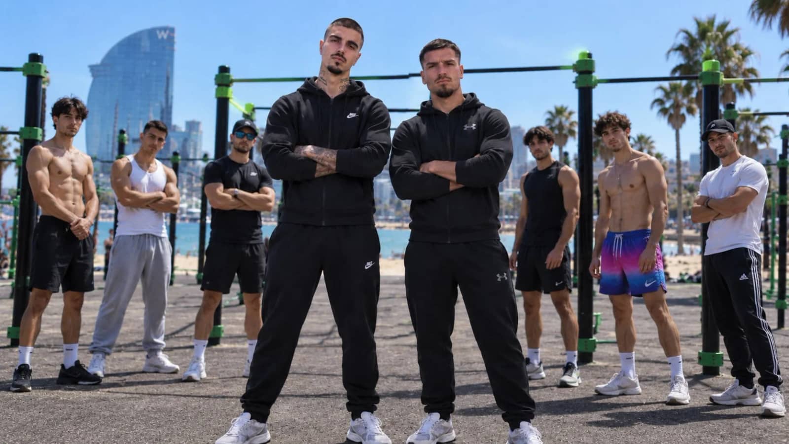 Barcelona Men's Club First Work out