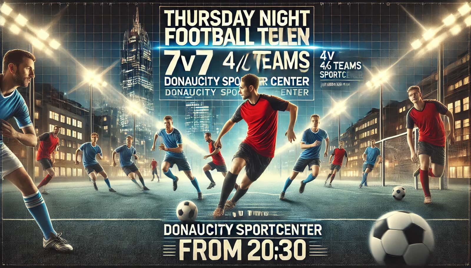 THURSDAY👋⚽FOOTBALL FRIENDLY 20:30-22:00 (Donaucity) w/ SORIN & Video Highlights