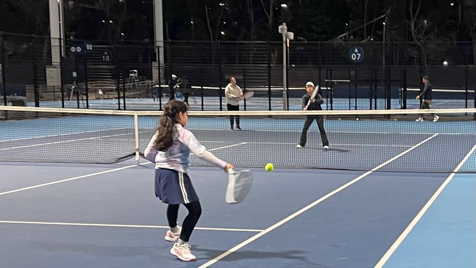 JOY TENNIS TOKYO weekday night tennis at Ariake 4courts