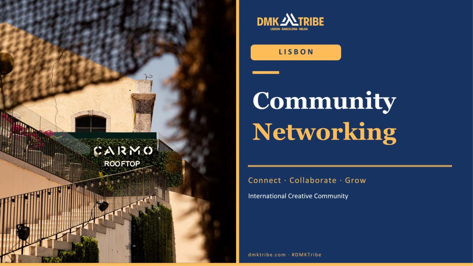 LISBON: Networking & Digital Marketing Tribe Meetup at Carmo Rooftop