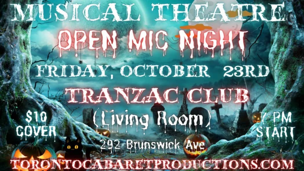 🎭 🎶 Monthly Musical Theatre Open Mic Night! 🎶 🎭