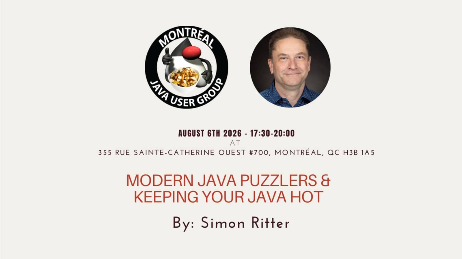 Modern Java Puzzlers & Keeping Your Java Hot by Simon Ritter
