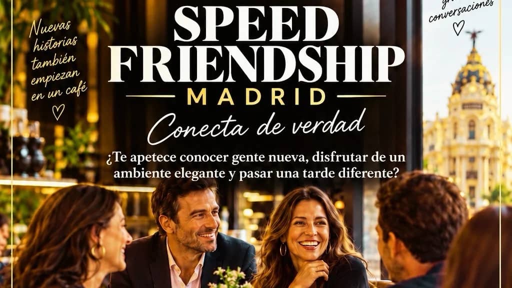 ✨ SPEED FRIENDSHIP MADRID | CONECTA DE VERDAD ✨