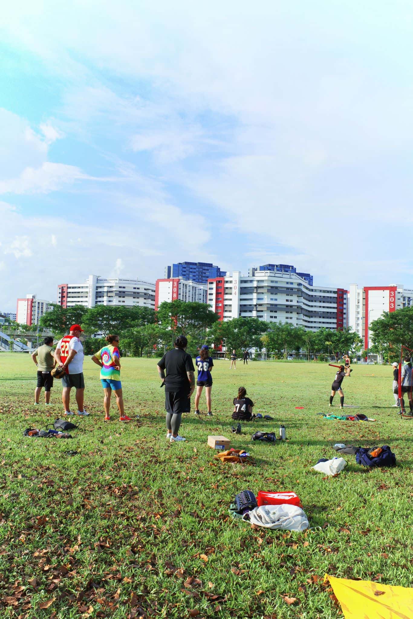 Softball Training for Diamond Warriors Regulars and Newbies