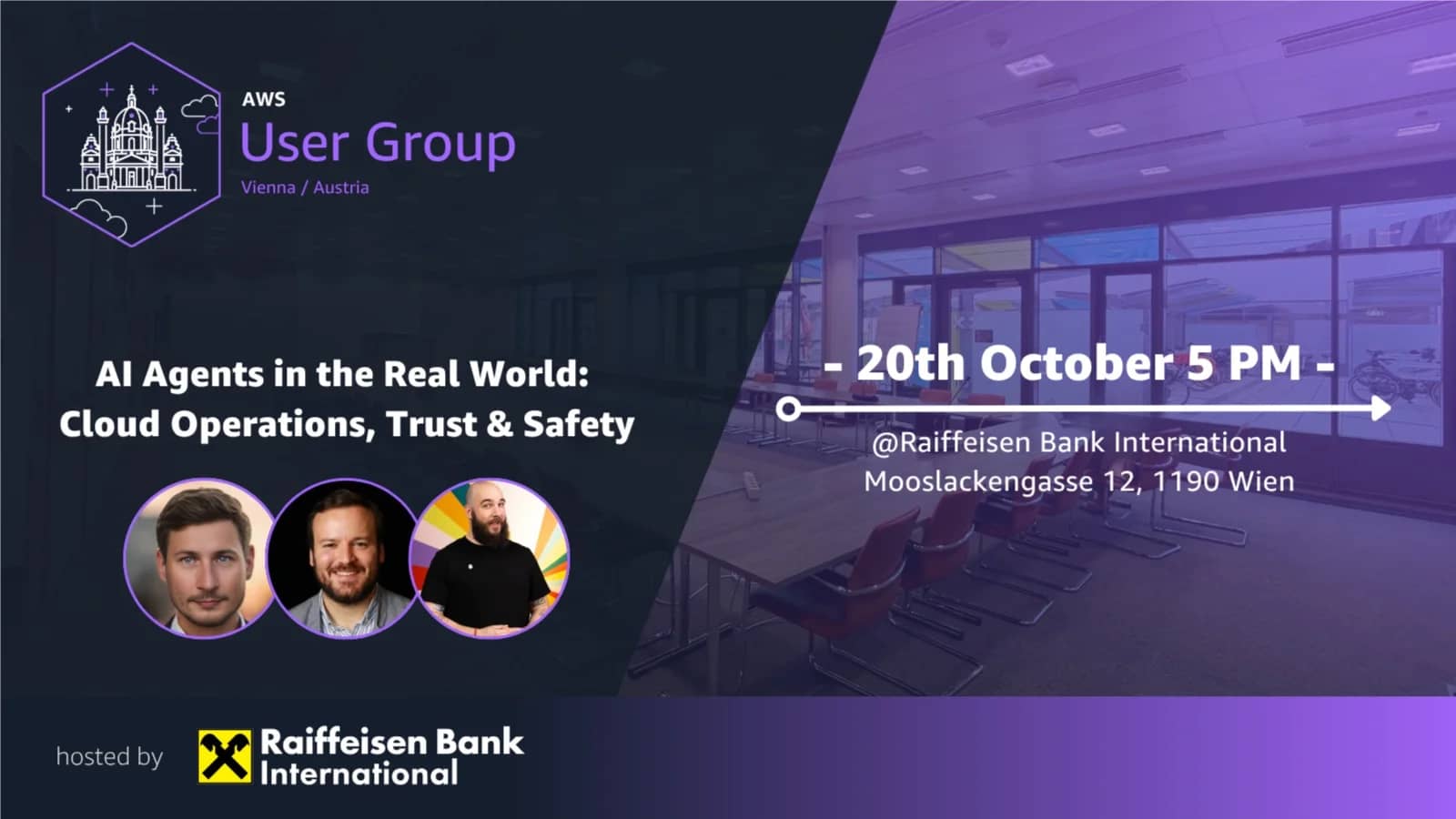 AWS Meetup Vienna #53 - hosted by RBI