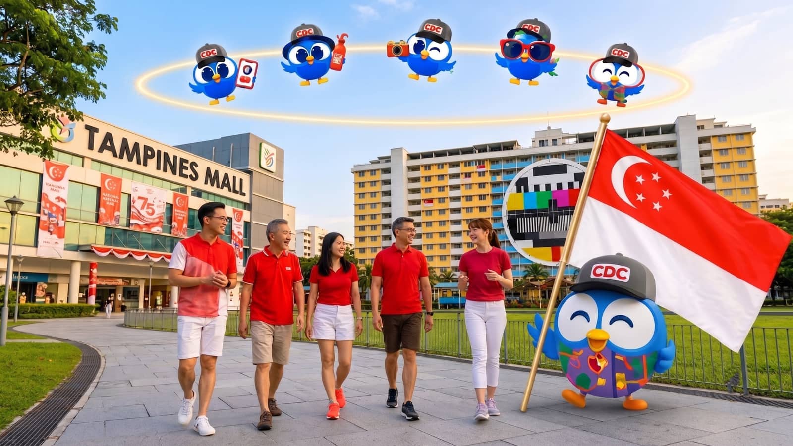 National Day Heartland Celebration: Tampines Walk & Kopitiam Feast! 🇸🇬