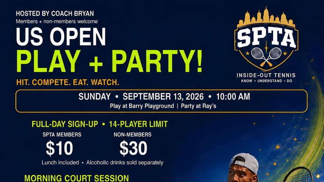 SPTA US Open Play & Party!