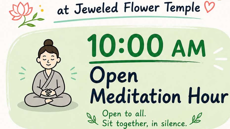 Spend your Saturday at Jeweled Flower Temple!