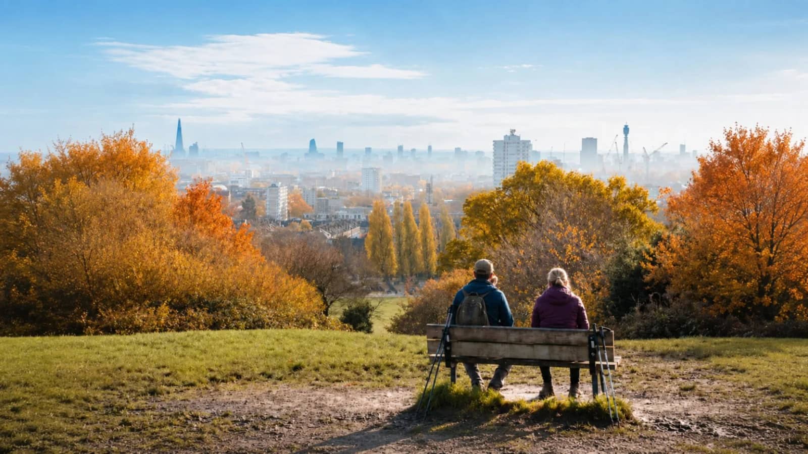North London’s Green Corridor: Highgate, Hampstead and Ally Pally fireworks