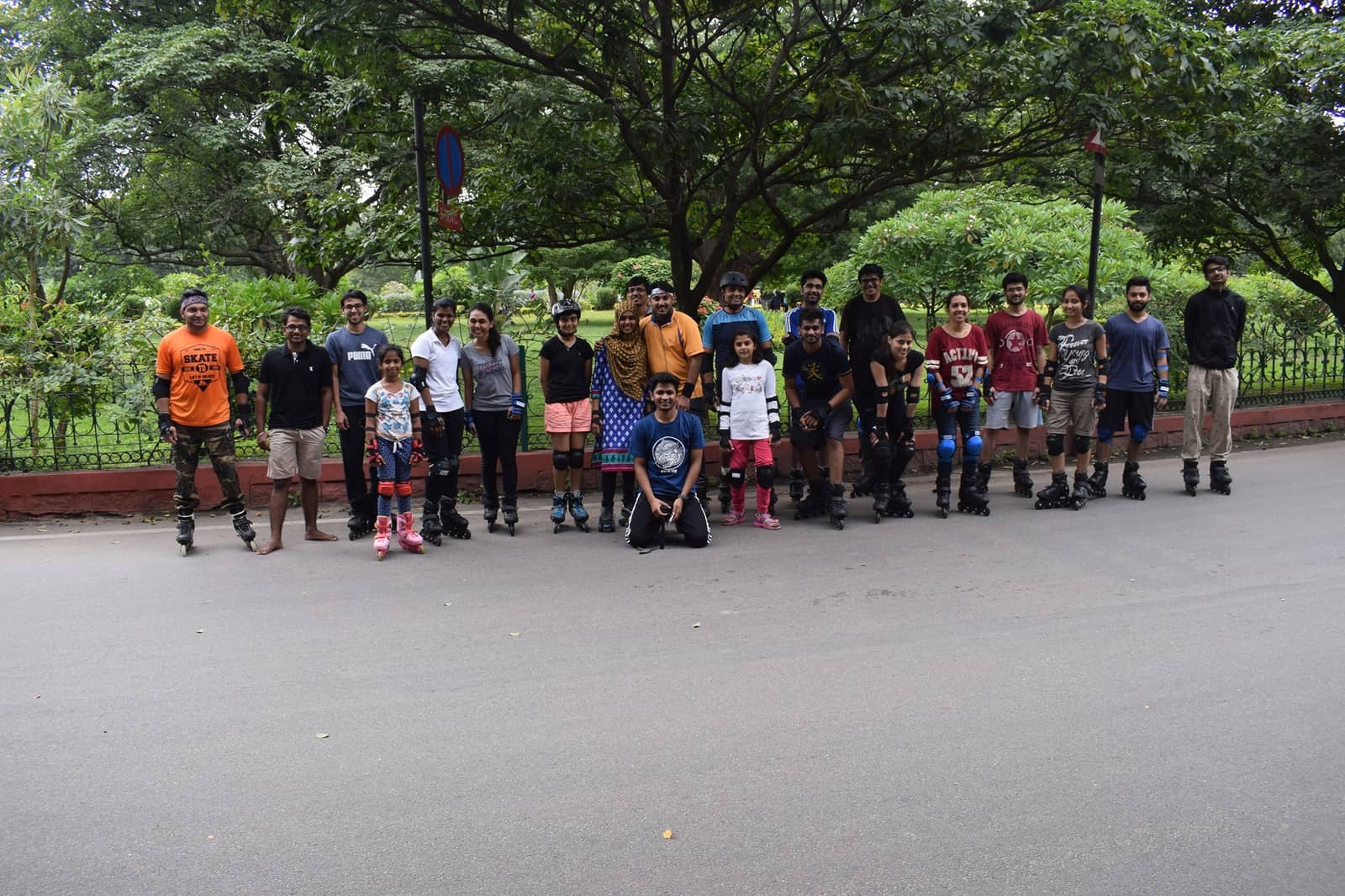 Skating in Cubbon Park