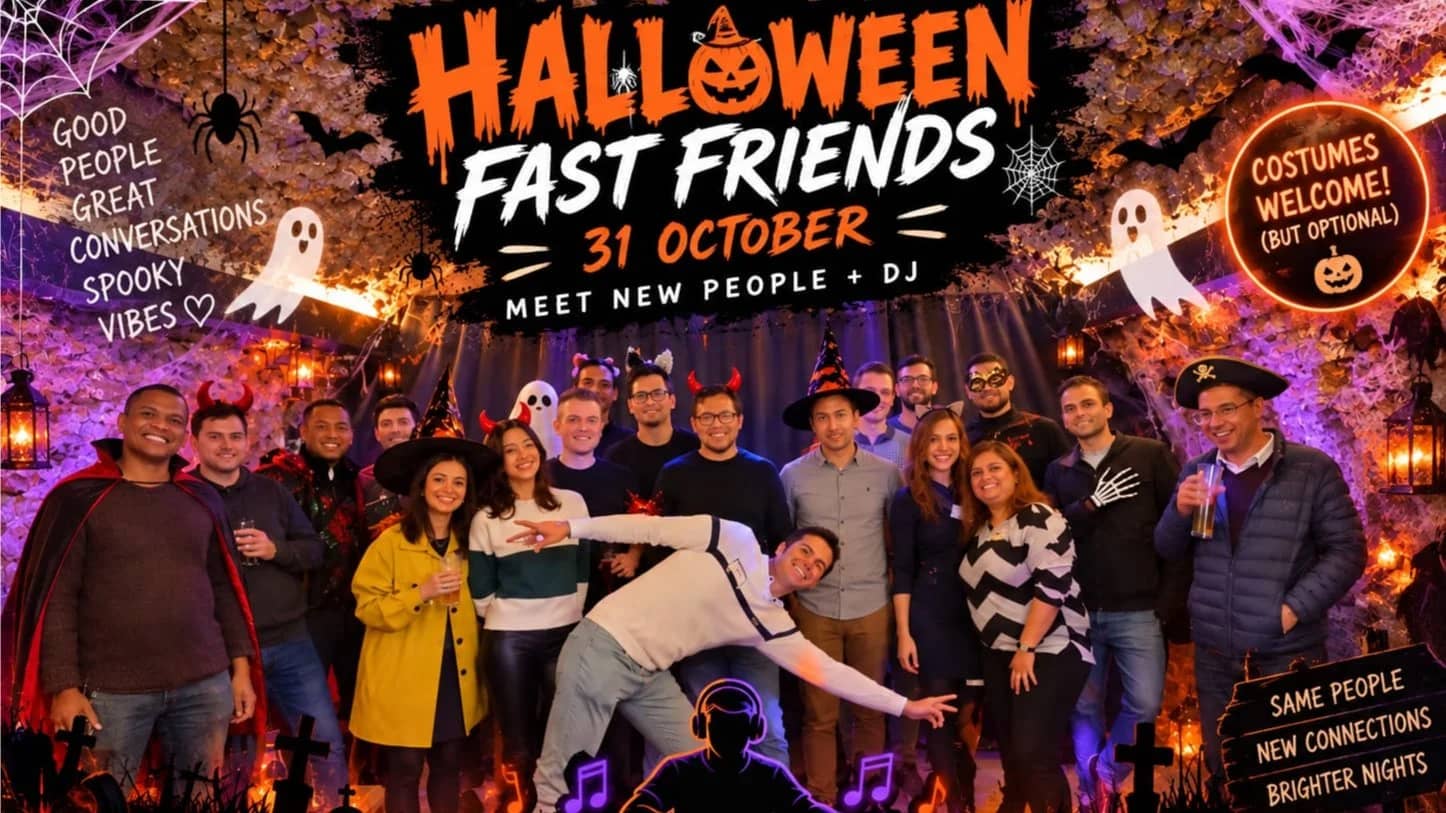 π Halloween Fast Friends π» | Meet New People + DJ Party | Costumes Welcome!