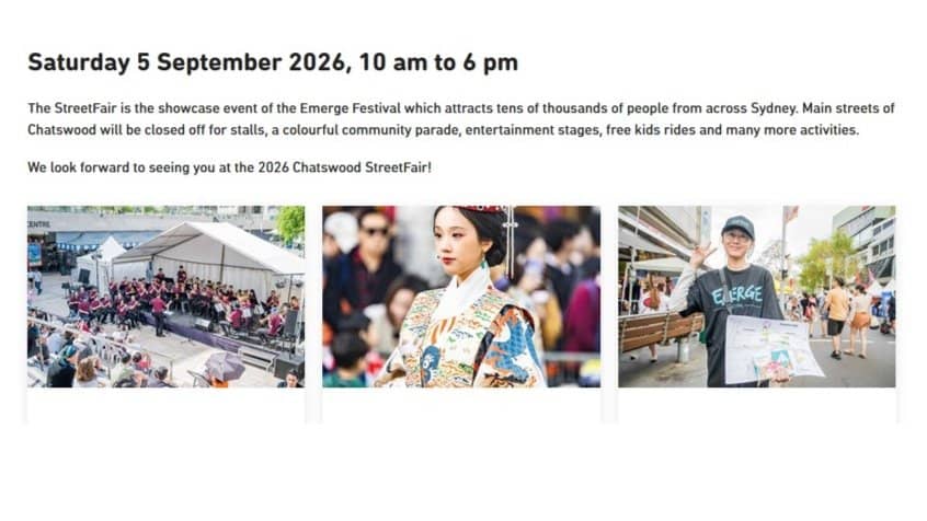 Chatswood Street Fair