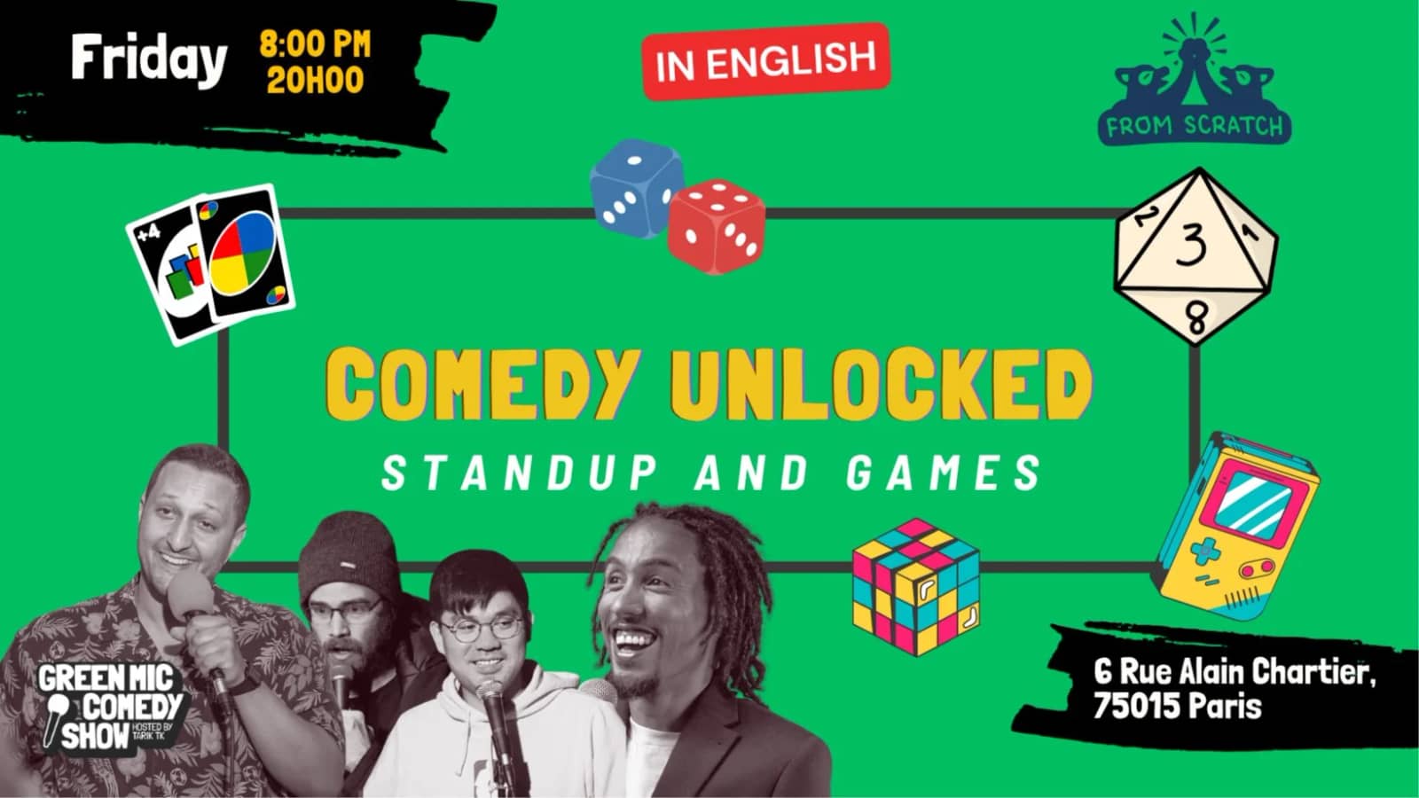 Standup in English: COMEDY UNLOCKED