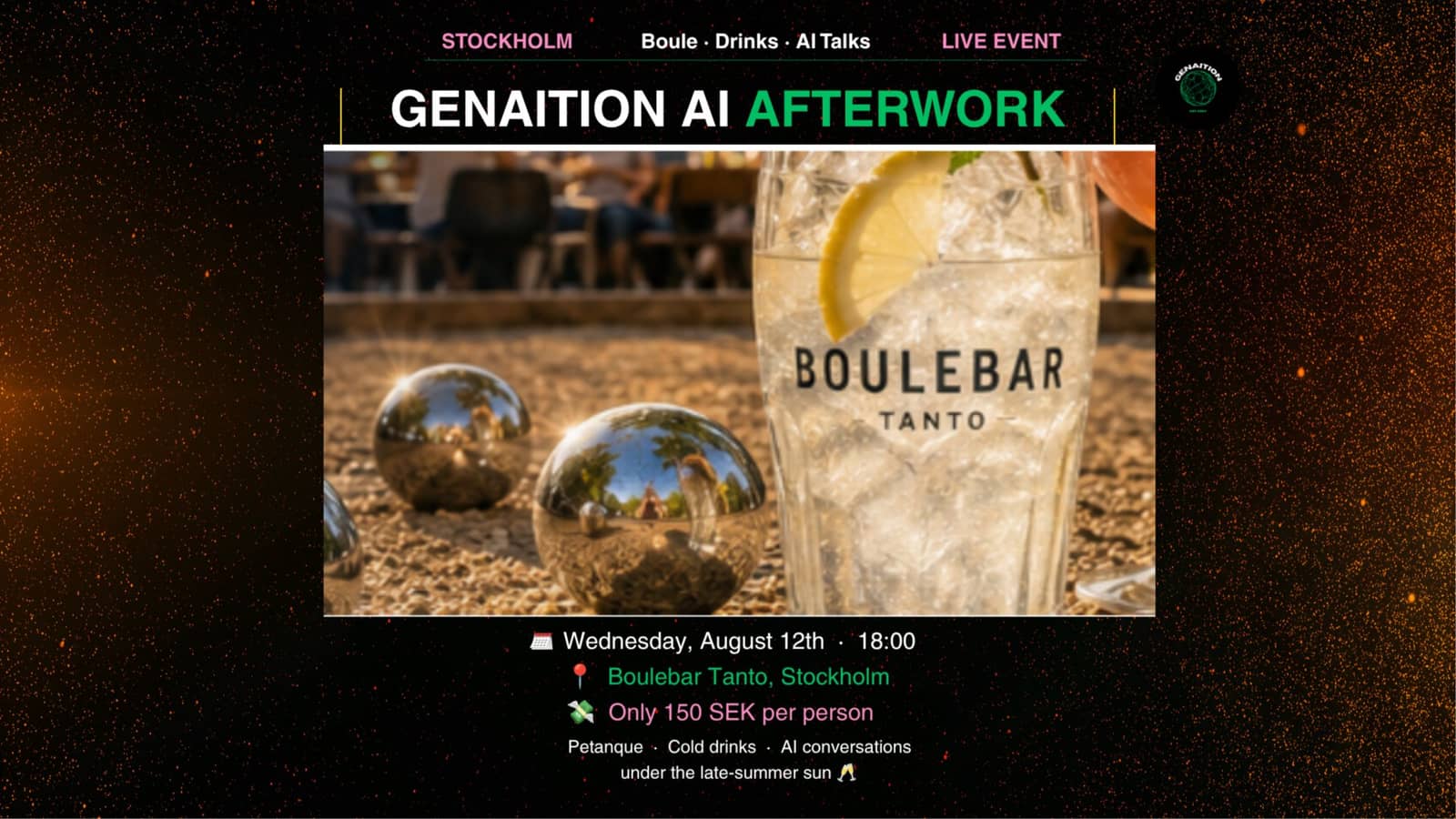 Genaition AI Reunion/Afterwork