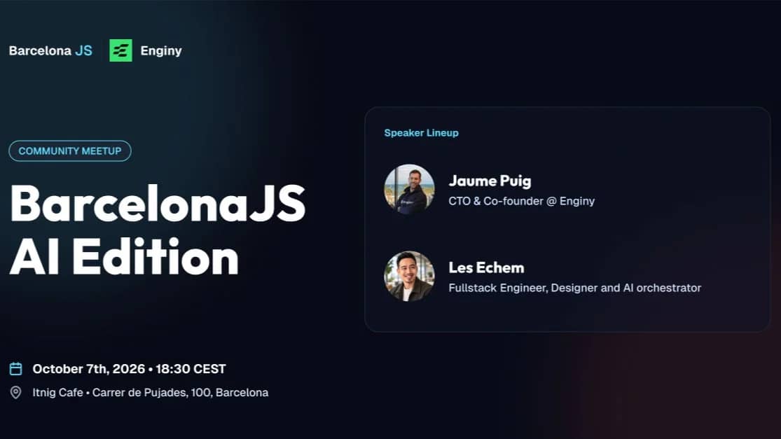 BarcelonaJS x Enginy Meetup