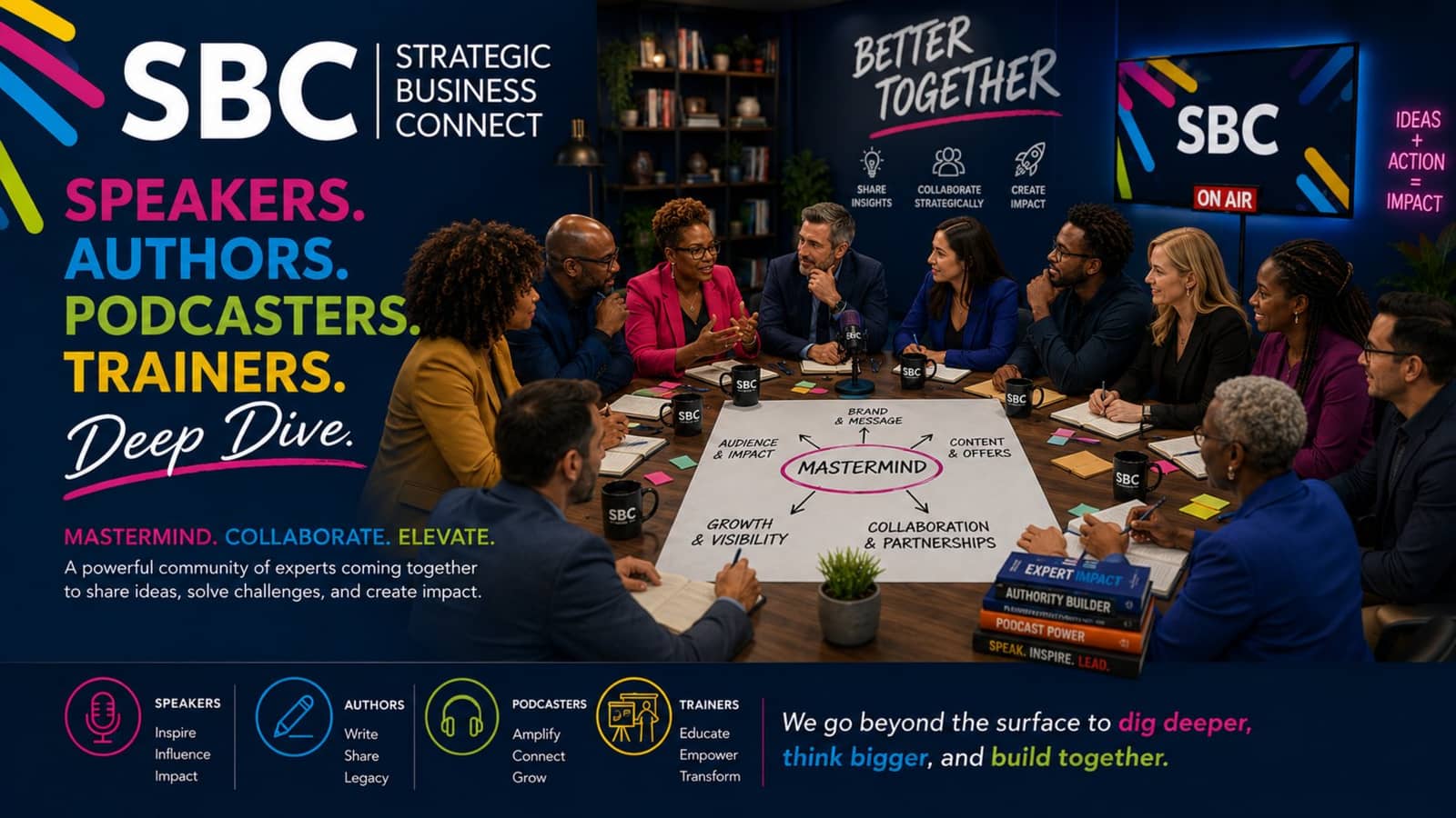 SBC Speakers, Podcasters, Authors & Trainers Deep Dive