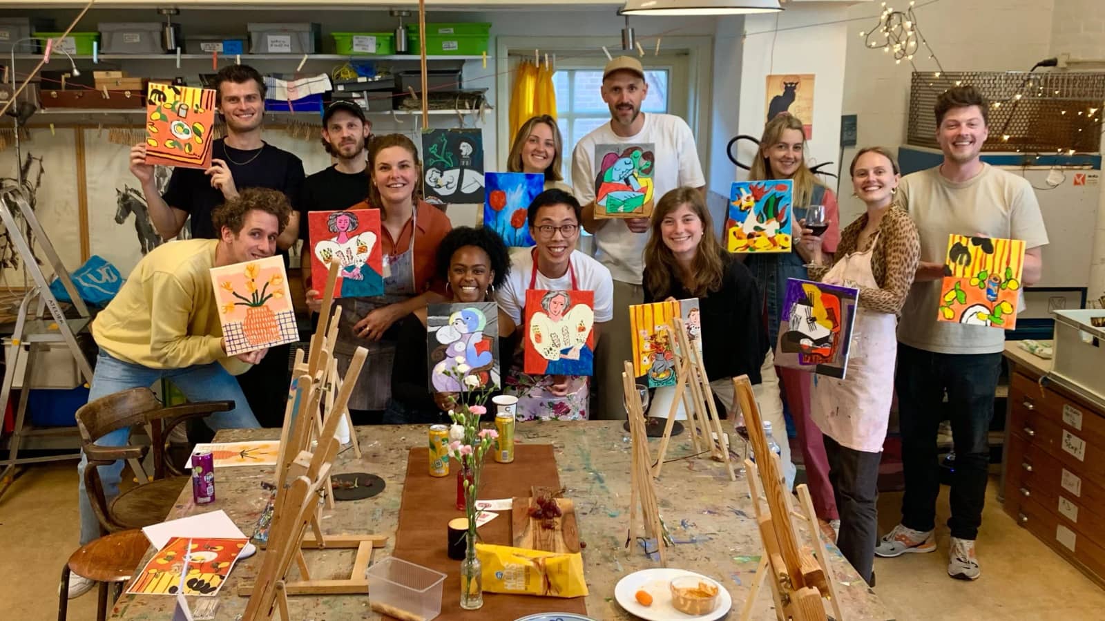 Painting Workshop with Drinks & Bites