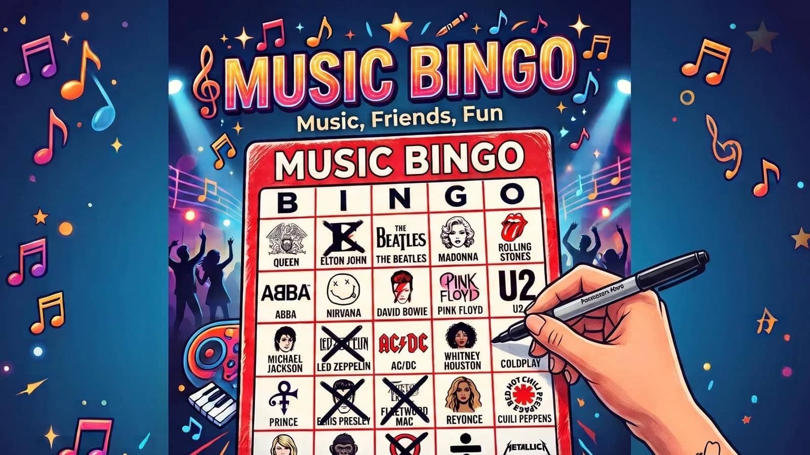 MUSIC BINGO 🎶