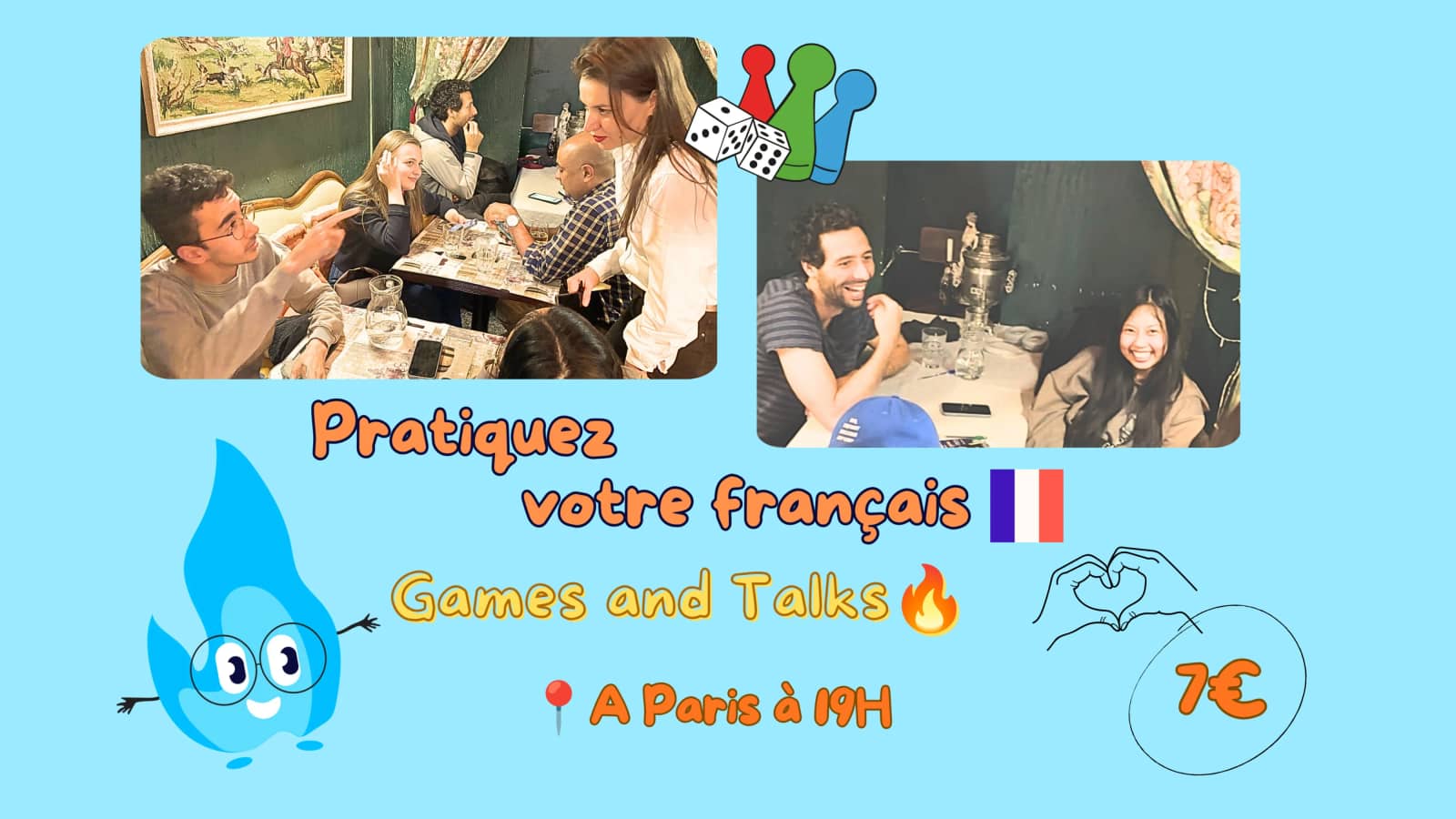 🇫🇷 Parlez et pratiquez Français |A1-A2; B1+ French Speaking Club🔥|Games Talks