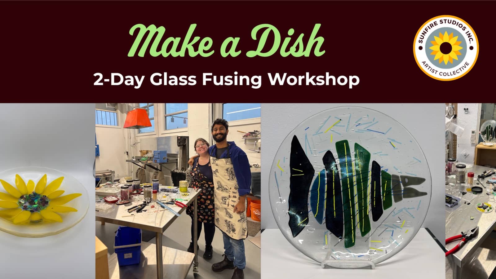 Make a Dish - 2 Day Glass Fusing Workshop (August)